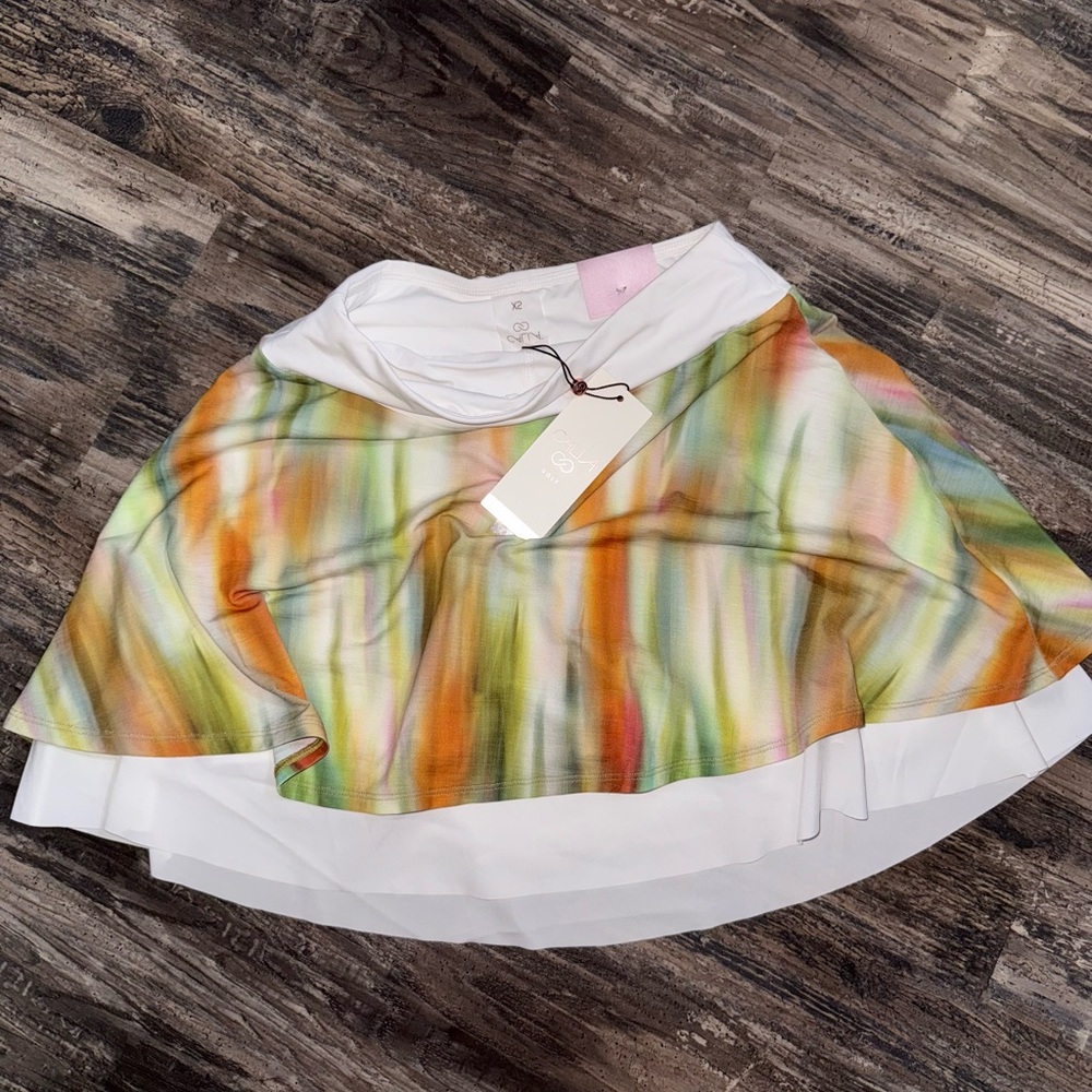 Colorful Abstract Women's Golf Skirt